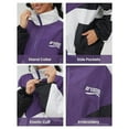 thumbnail image 2 of adviicd Womens Light Jacket Women's Jacket Zip Up Lightweight Windbreaker Jacket Varsity Oversized Sport Jacket Clothing 90s Jacket (Purple,L), 2 of 7