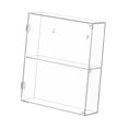 thumbnail image 2 of Vitrina transparente,Vitrina de acrílico transparente para figuras,Vitrina de figuras,contenedor de exhibición coleccionable,Caja de almacenamiento de juguetes transparente a prueba de polvo, 2 of 8