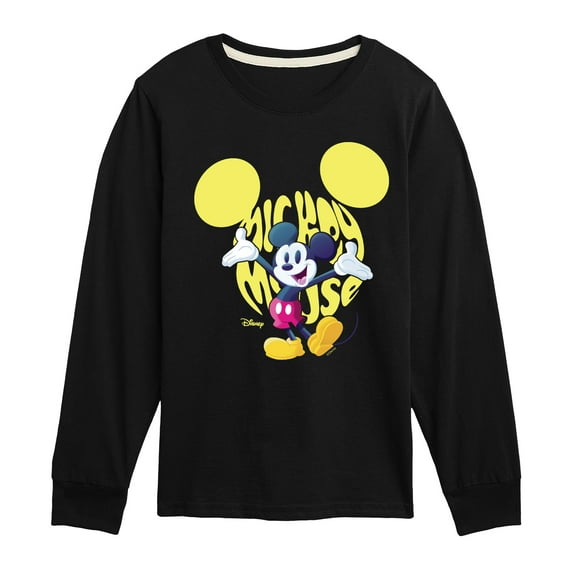 Disney - Mickey Logo - Toddler & Youth Long Sleeve Graphic T-Shirt