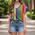 thumbnail image 6 of MEICHEN Long Sleeve Shirts for Women Loose Fit Tops with Leggings Plus Size Casual T Shirt Blouses, 6 of 7