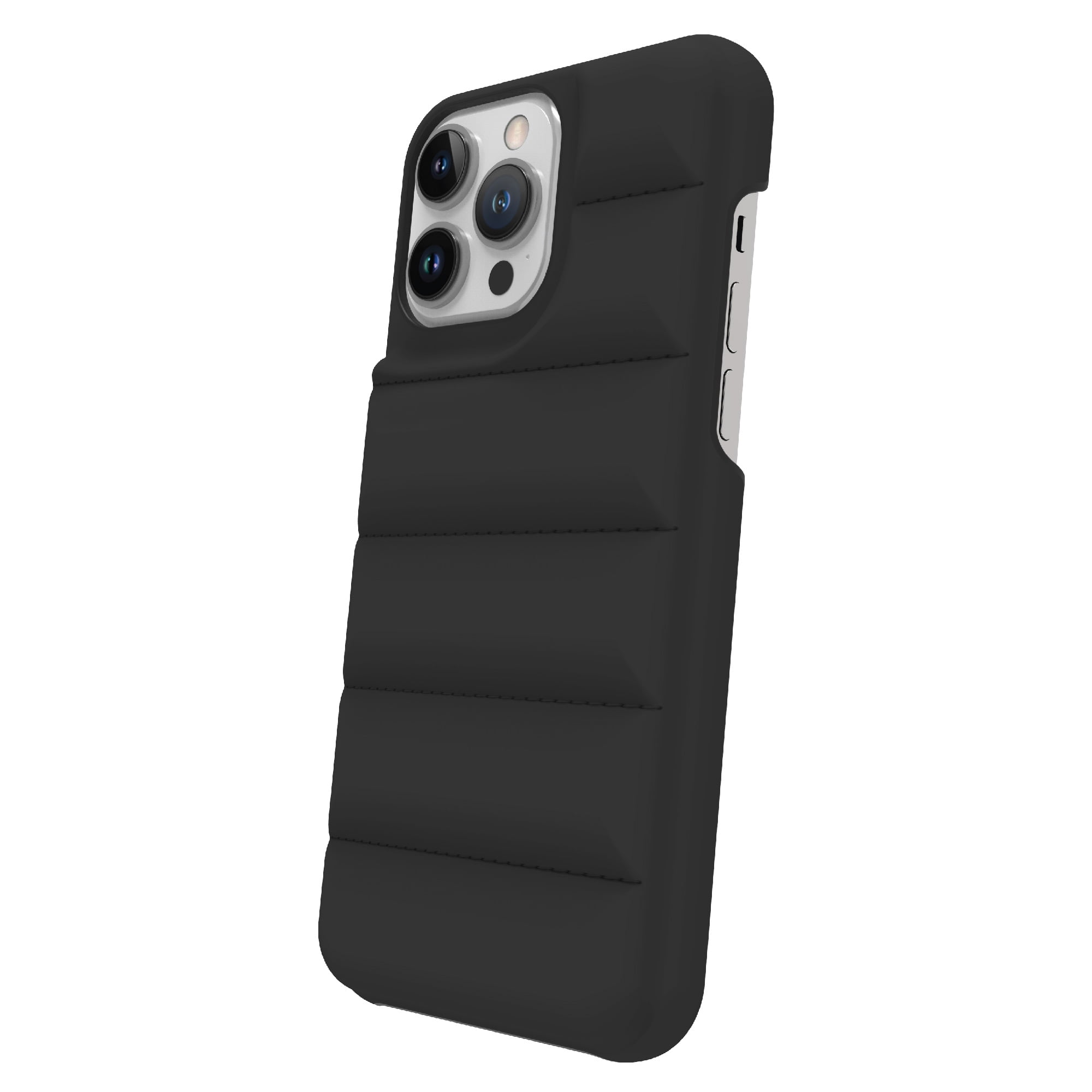 onn. Puffer Soft Quilted Phone Case for iPhone 13 Pro Max and iPhone 12