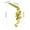🔥 Gold_Base#1250, variant on Christmas Stocking Holder Hook | Over-the-Door Decorative Iron Hanger | Gold | Strong Steel Construction | 10lb Capacity | Multipurpose Holiday Decor | 16x10x5cm | 1 Pack