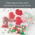 thumbnail image 4 of Holiday Time 3-Pack Bag Clips, Mittens, Red, 4 of 10