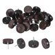 thumbnail image 1 of Uxcell 24-Pack Deslizadores de Muebles, Protectores de Pata de Silla de 1.2" para Pisos de Madera/Mesa/Silla/Pisos de Madera [Marrón], 1 of 1