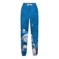 thumbnail image 5 of WXLWZYWL Women Merry Christmas Sweatpants Drawstring Jogger Snowflake Fun Print Elastic Waist Casual Trousers Warm Comfy Pants with Pockets, 5 of 5