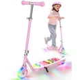 thumbnail image 1 of Patinete eléctrico Gyroor KS2 para niños con luces LED de 5 MPH, color rosa, 1 of 7