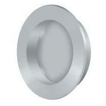 Deltana FP238U26D 2-3/8" Diameter Pocket Door Round Flush Pull Brushed Chrome