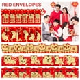 thumbnail image 6 of Relax love 2022 New Year Red Envelopes Chinese Money Envelope New Year Of The Tiger Hong Bao for New Year Birthday Wedding 17x9cm 12pcs, 6 of 7