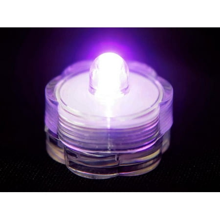 Efavormart Submersible LED Waterproof Light RGB for Vase Wedding Party Fish Tank Decoration Tea Vase Battery light Candles-12pcs