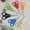 Multicolor, variant on Mini DIY Crafts Plastic Scissors, Home Portable Mini Colorful Scissors, Do Not Hurt Hands Resilient Scissors, Small Round Head Wrapped Edges Scissors, Plastic Safety Scissors, 1Pc