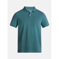 thumbnail image 5 of George Men's and Big & Tall Men's Pique Polo Shirt with Short Sleeves, Sizes XS-5XL, LT-3XLT, 5 of 5