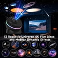 thumbnail image 3 of DAYBETTER Galaxy Projector, 4K HD 13-in-1 Planetarium Light Projector with Meteor, Space Night Light for Bedroom, Ceiling, Gift for Kids & Adults, 3 of 7