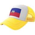 thumbnail image 1 of Flag of Haiti Mesh Back Trucker Cap Baseball Cap, 1 of 8