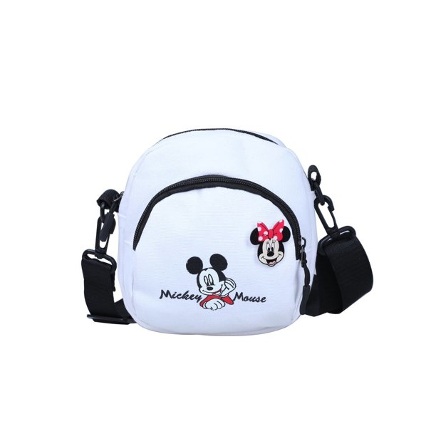 Bolso de hombro de Disney para niños, bandolera con dibujos animados de Mickey Mouse y Minnie, mochila para estudiantes, monedero para niñas1CHINA Fivean unisex