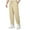 Khaki, variant on hotojiny Mens Casual Pants Summer Baggy Drawstring Elastic Waist Cropped Trousers Comfy Cinch Bottoms Yoga Beach Pants