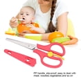 thumbnail image 1 of Tijeras para alimentos de acero inoxidable tijeras multifunción ángulo obtuso seguro Guardería afilada para viaje de carne Fideos Comida Pan Verduras caseras Jardín de ANGGREK Otros, 1 of 8