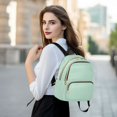 thumbnail image 6 of JIALIOU Mini Backpack Purse for Women Quilted Casual Daypack Small Travel Shoulder Bag, Pastel Green, 6 of 7