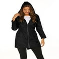 thumbnail image 4 of Imperméable Léger pour Femmes Veste Imperméable à Capuche Veste de Randonnée en Plein Air Vestes de Pluie Longue Active Rainwear, 4 of 8
