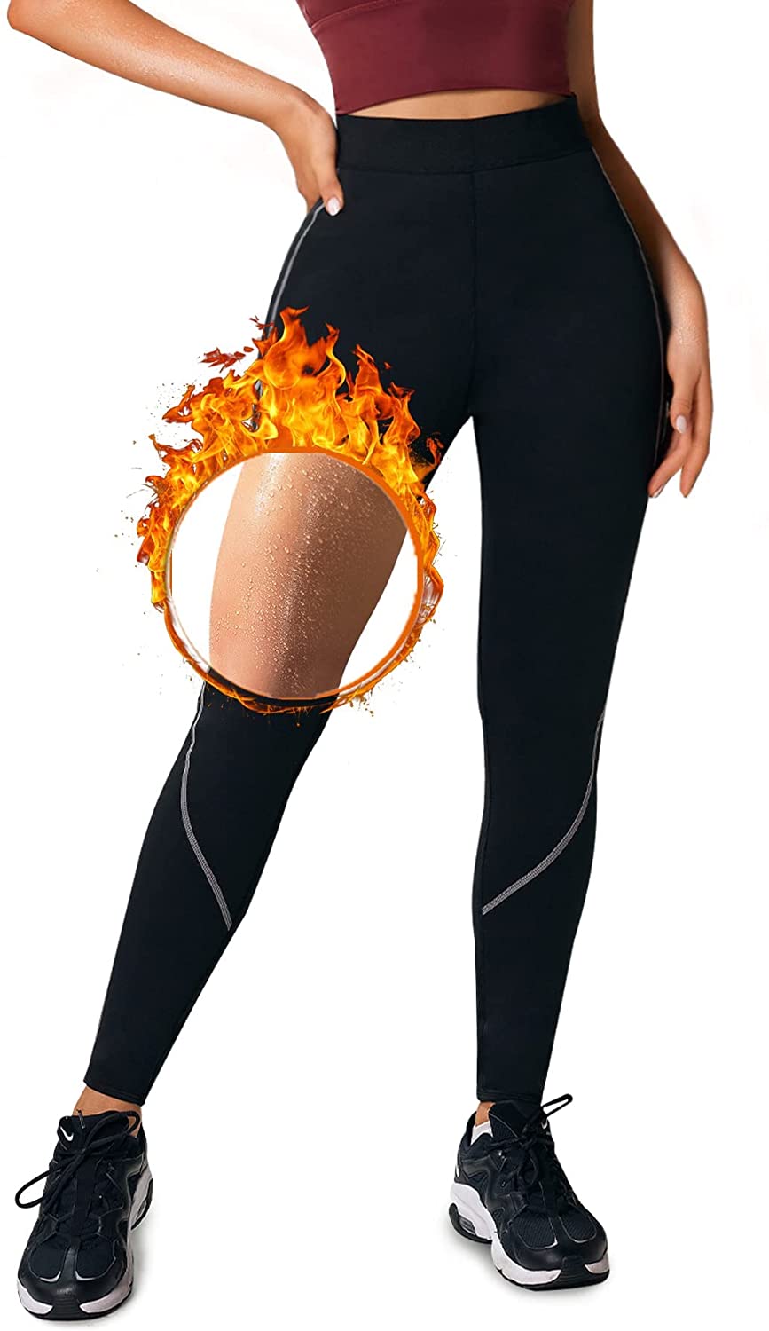 High Waist Sauna Sweat Leggings