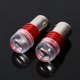 thumbnail image 2 of 2Pcs Red 1157 2357 Strobe Flashing LED Projector Bulbs For Car Tail Brake Lights, 2 of 4