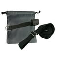 thumbnail image 3 of Puerta de Camilla para piernas Correa Danza Flexibilidad Estirar cinturón y bolsa de transporte - Negro, 3 of 8