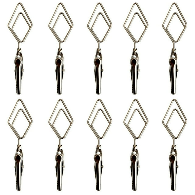 1 Set Photo Clip Easy Installation Wall Hanging Photo Display Clips Flower Heart Shape Clip for Home