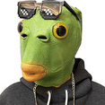 thumbnail image 2 of EFINNY Green Head Silicone Fish Head Funny Costume Mask, for Adult, 2 of 8