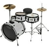 Sound Percussion Labs Deluxe Jr. 3-Piece Drum Set White