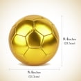 thumbnail image 2 of Linkidea Official Match Size Soccer Ball, PVC Golden, 5, 2 of 6