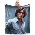 thumbnail image 6 of Matt Dillon Fleece Blanket for Couch - Throw Blanket Lightweight Matt Dillon Merch Super Soft Cozy Luxury Bed Blanket Microfiber and Throws for Sofa, 6 of 6