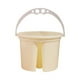 thumbnail image 1 of Cubos de Lavado de Pinceles, Suministros de Arte, Lavadora de Pinceles, Taza de Agua Portátil, 4 Rejillas con Soporte para Bolígrafo, Barril de Agua Amarillo, 1 of 8