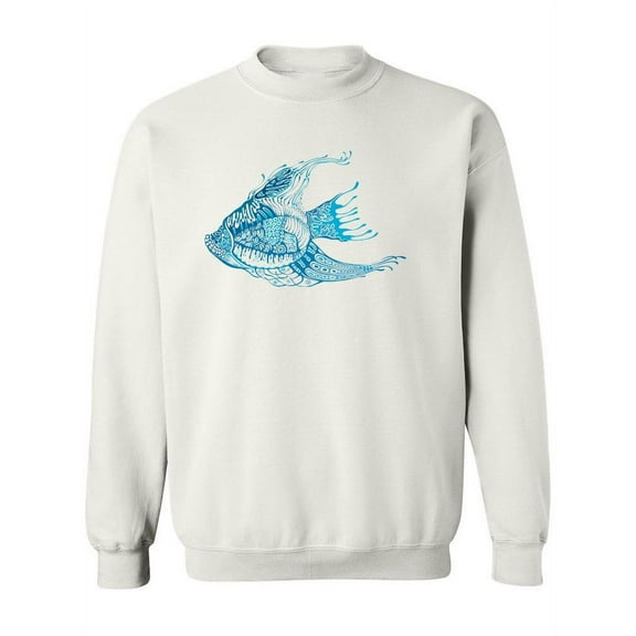 Blue Angel Fish Sweatshirt Women -Image by Shutterstock, Female x-Large