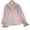 Pink, variant on Uaswgudfs ​Women's Casual Blouses Long-Sleeve V-Neck with Floral Lace Trim Flared Cuffs, Button-Up Relaxed Fit Knitted Top for Everyday Elegant Women Fashion White S