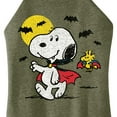 thumbnail image 3 of Peanuts - Vampire Snoopy Woodstock - Juniors High Neck Tank Top, 3 of 6