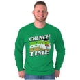 thumbnail image 5 of Saint Paddys Crunch Time Tootsie Owl Long Sleeve TShirt Men Women Brisco Brands L, 5 of 6