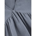 thumbnail image 4 of Women Nightdress, Long Sleeve V-neck Loose Sleepwear Loungewear, 4 of 8