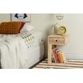thumbnail image 3 of South Shore Sweedi Solid Wood Reversible 1-Drawer Nightstand for Child, in Natural Wood, 3 of 14