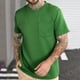 thumbnail image 4 of pstuiky camiseta de hombre, Camiseta deportiva de manga corta con solapa de color liso para hombre, transpirable y de manga corta. ropa de hombre xxxl, 4 of 6