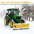 thumbnail image 2 of PPOLB Universal ATV/UTV Snow Plow Kit - 48"/60" Steel Blade, 5-Position Angle, Heavy-Duty Frame, Quick Mount (Winch Sold Separately) - Yellow, 2 of 7