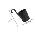 thumbnail image 2 of AURARMLET 2Pcs Hanging Iron Flowerpot Container with Hook for Small Plants and Decorative Use, 2 of 8
