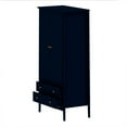 thumbnail image 5 of Crown Full Wardrobe with Hanging and 2 Drawers in Tatiana Midnight Blue, 5 of 7