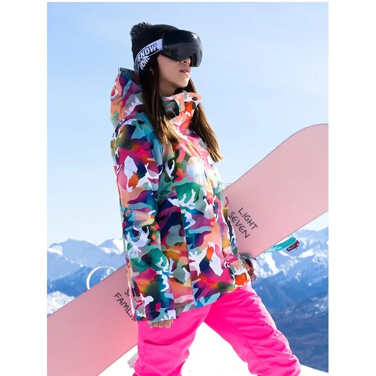 Multicolor shop snowboard jacket