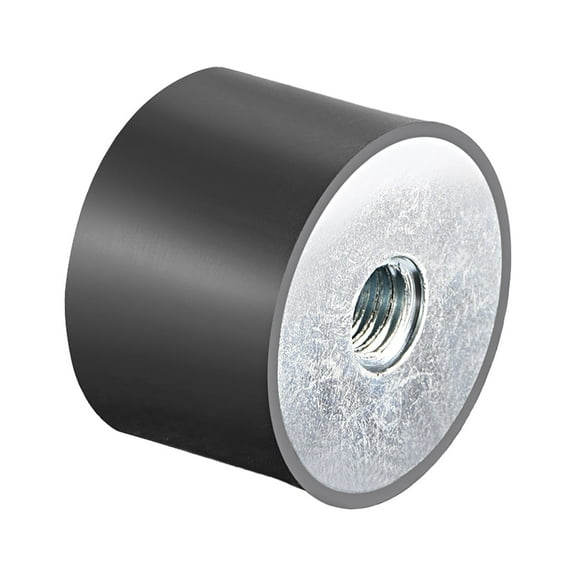 30 x 20mm Rubber M8 Thread Mount Isolator Replaces Anti Vibration Pads Flat