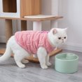 thumbnail image 5 of Fievgin Dog Sweater with Leash Ring, Soft Warm Winter Fleece Vest for Small Dogs Cats Puppy Size M, 5 of 6