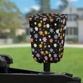 thumbnail image 2 of Yuyamidu Hippie Flower Electric Tongue Jack Cover Colorful Floral RV Jack Cover Camper Travel Trailer Jack Cover Polyester RV Electric Jack Cover, 10.6" L X 5.7" W X 14" H, 2 of 7