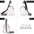 thumbnail image 3 of ALAZA Unicorn in Rainbow Sling Bag for Women Men Waterproof Crossbody Chest Bags, 3 of 7