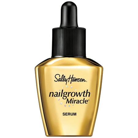 Sally Hansen Nailgrowth Miracle® Serum, Nail Treatment, Clear, 0.37 Fl Oz, 1 Pack, Nail Growth Serum, Nail Treatment, Brittle Nail Treatment, Advanced Peptide Technology, Enriched with Biotin