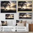 thumbnail image 4 of Designart "Cattle delicate Grazing I" Animals Floater Framed Canvas Print, 4 of 7
