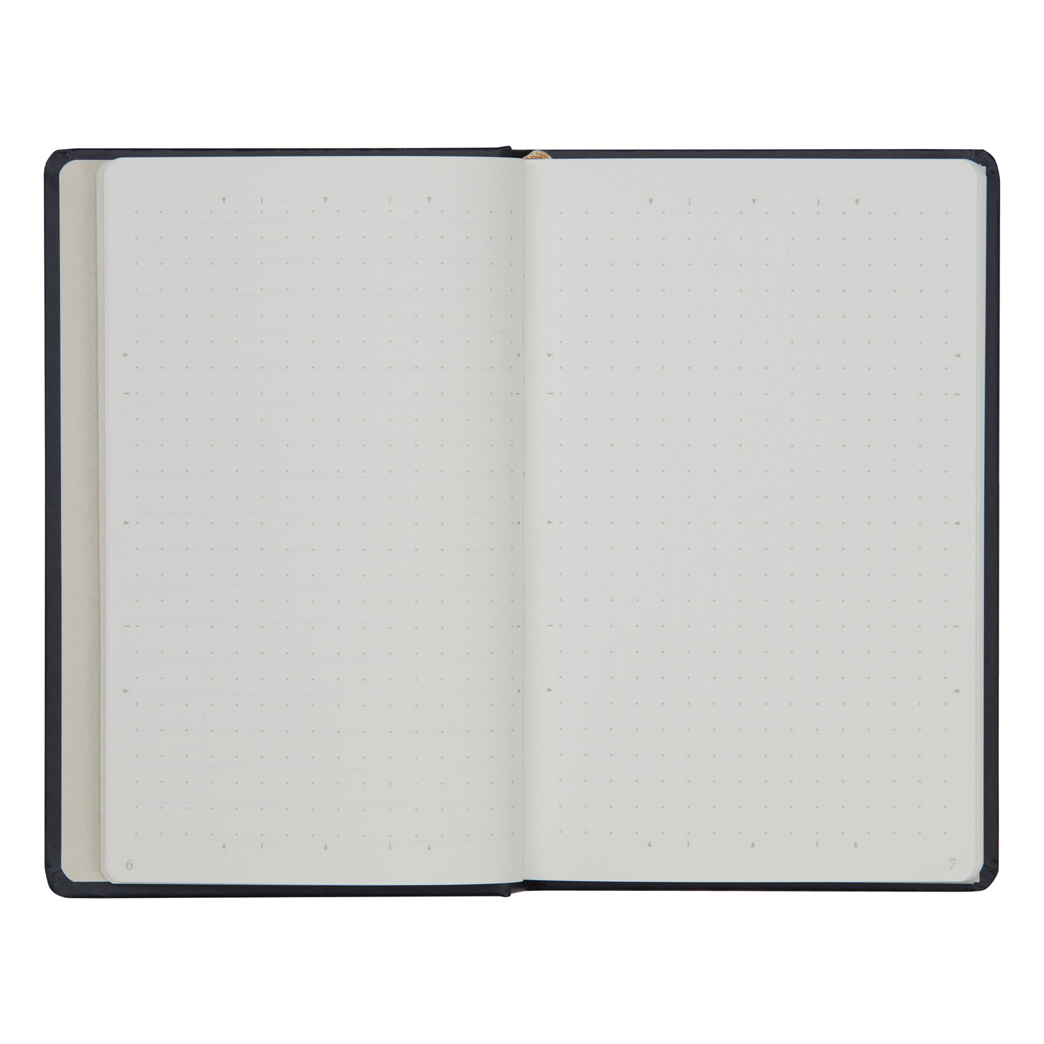 Maruman A6 Notebook Mnemosyne Journal Navy 5mm Dot grid