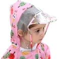 thumbnail image 5 of Children's Raincoat with Hood Girls Boys Waterproof Rain Suit All in One Cute Pattern Rain Jacket Rain Clothing Rain Poncho for Primary School Students Boys Girls, 5 of 5